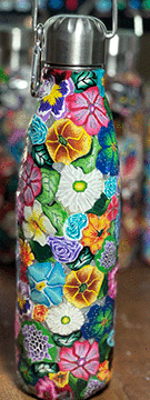 Flowery bottle